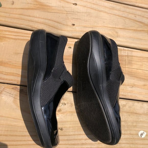 Alegria Black Patent Leather Loafers - Picture 3 of 8